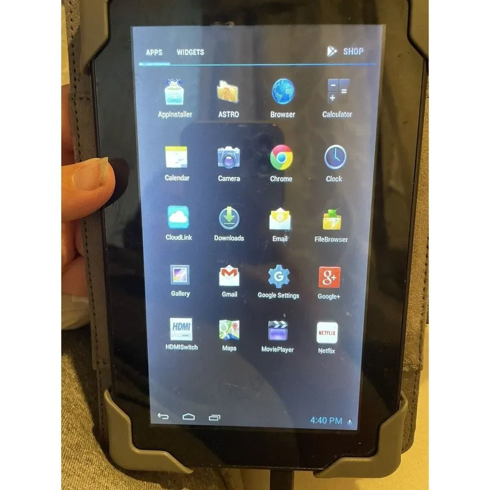 Nextbook Tablet Next7p12-8g With Purple Case-(Tested Works)
